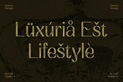 Quency Vintage, a Sans Serif Font by Craft Supply Co. (Thumbnail 4 of 8)