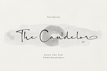 The Candelor | Luxury Chic Font
