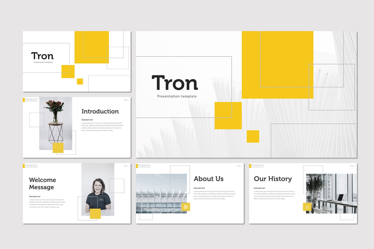 Tron - Powerpoint Template, a Presentation Template by inspirasign