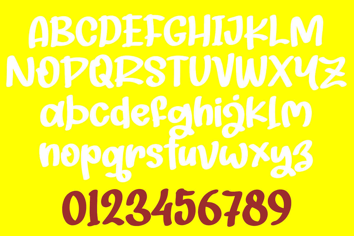 Playful Yellow, a Script Font by Letterafa Studio (Photo 6 of 7)