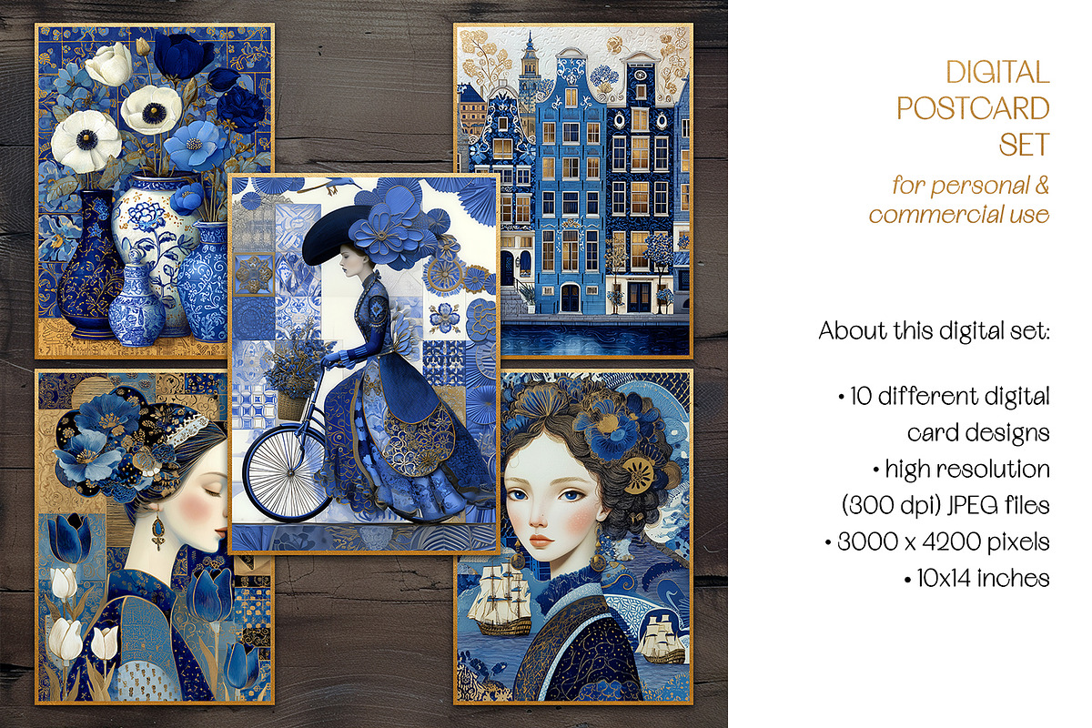 Dutch Golden Age Art Illustrations, a Decorative Illustration by The Dutch Lady Designs (Photo 6 of 7)