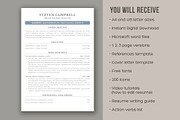 ATS friendly Resume Template word, a Resume Template by aivos (Thumbnail 6 of 7)