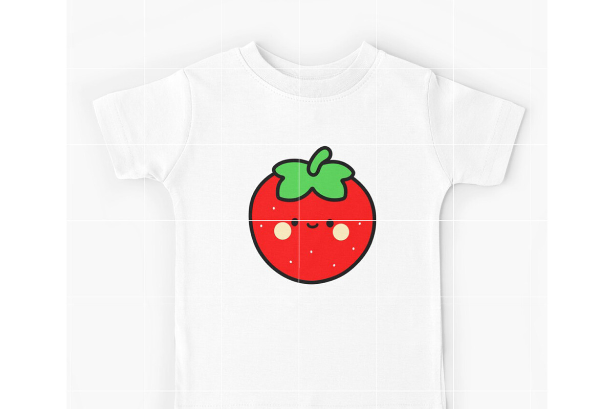 Cute Baby Strawberry SVG Bundle, an Illustration by TheHitShop (Photo 5 of 10)