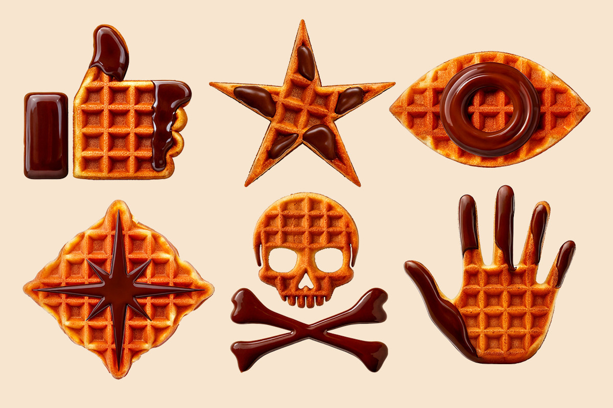 Waffle Drip Font, a Sans Serif Font by Handmadefont (Photo 6 of 14)