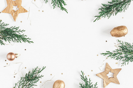 Christmas composition stock photo containing christmas and xmas, a Holiday Photo by Flaffy