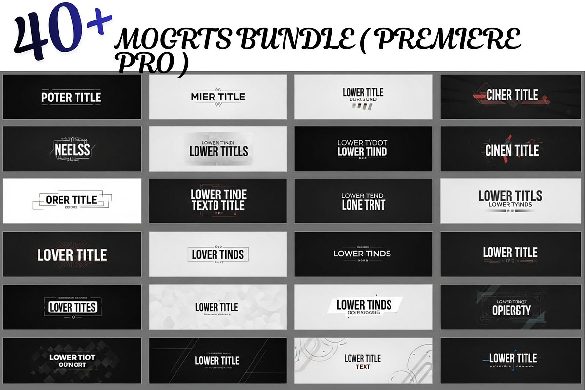 40 Editable Motion Graphics MOGRTs, a Social Media Template by Aban's World (Photo 11 of 11)