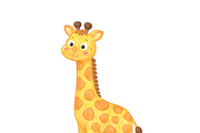 Cute Watercolor Zoo Animals Clipart, a Graphic by SnasStudios (Thumbnail 2 of 3)