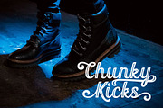 Orchid Key- a retro 4-font family, a Script Font by Missy Meyer (Thumbnail 3 of 8)