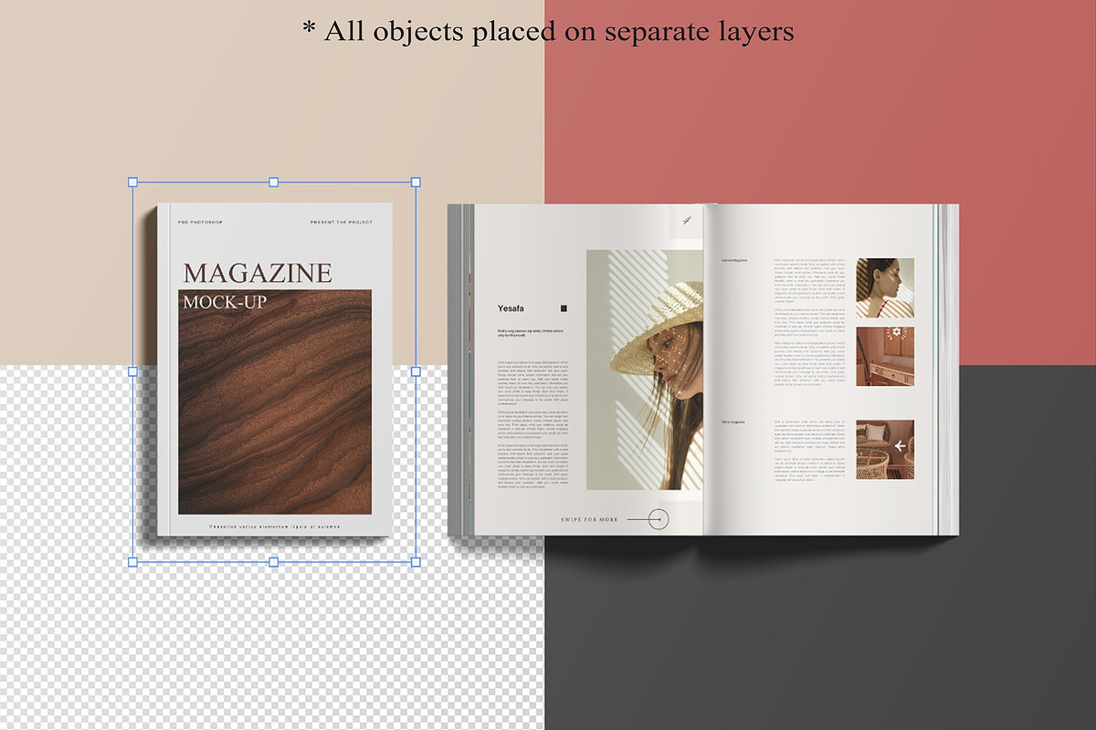 Magazine Mockups, a Books & Magazine Mockup by Sweetdady (Photo 3 of 12)