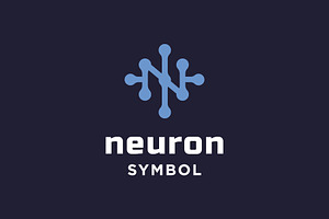 Letter N Neuron Nerve Coral Logo, a Branding & Logo Template by funpixel