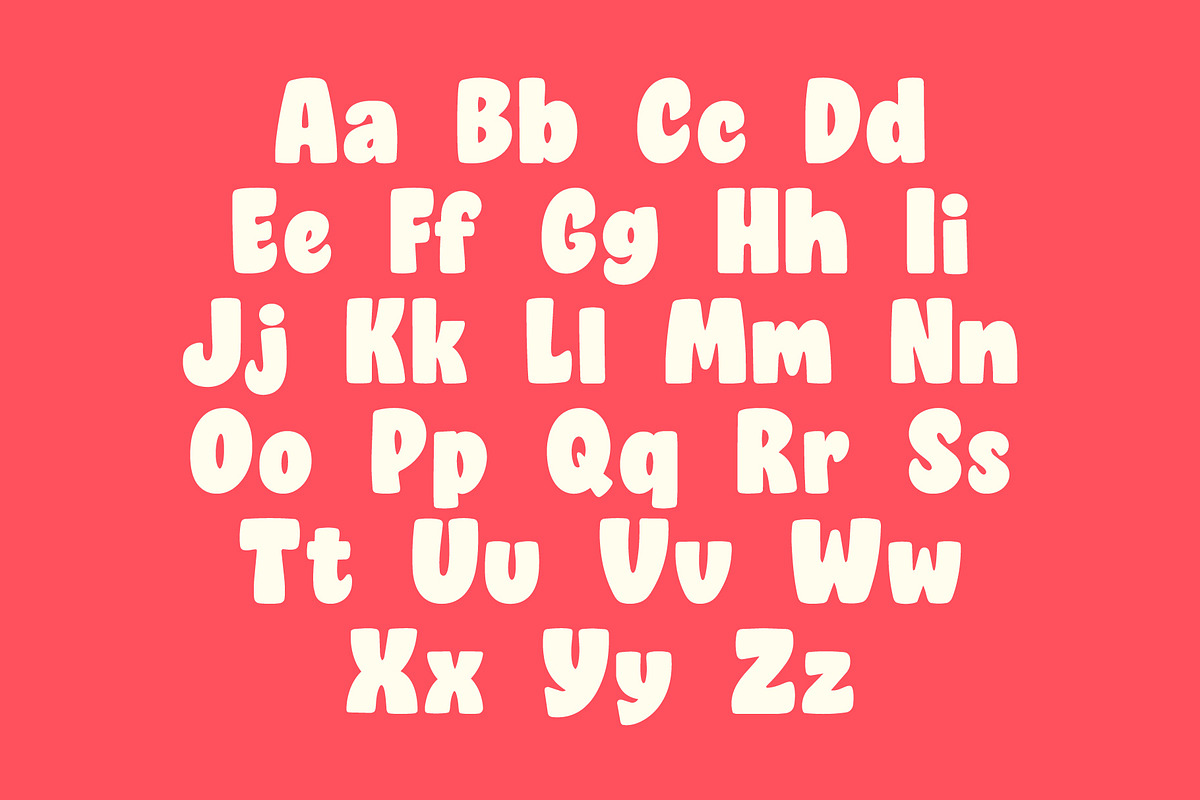 Bopeluna | Bold Playful Display Font, a Sans Serif Font by Koplexs Studio (Photo 9 of 10)