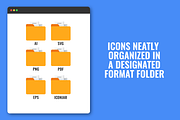 85 Cocktail Bar Icons, a Solid Icon by Flat Icons (Thumbnail 2 of 7)