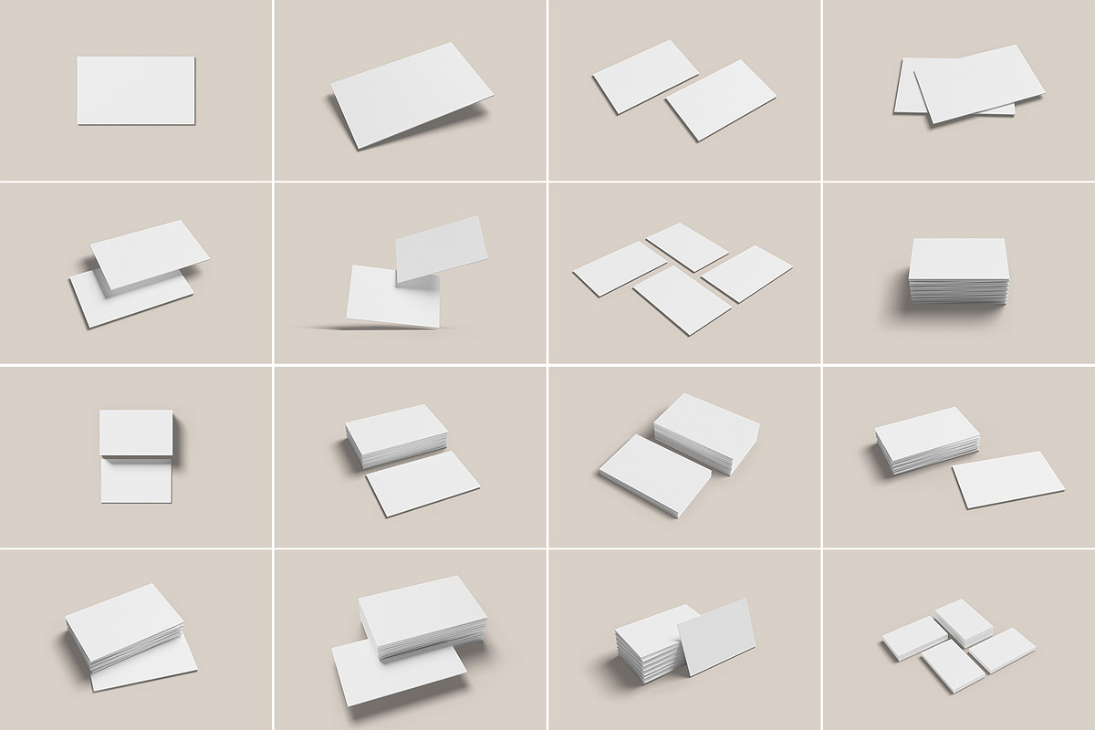 Business Card Mockup Bundles, a Business Card Template by Graphic Aesthetic (Photo 3 of 22)