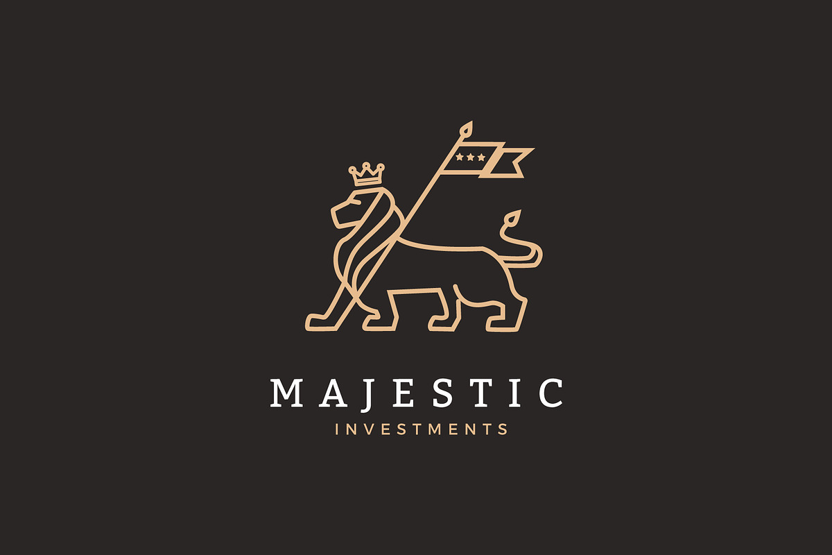 Lion Flag Logo, a Branding & Logo Template by Nues Design (Photo 1 of 2)