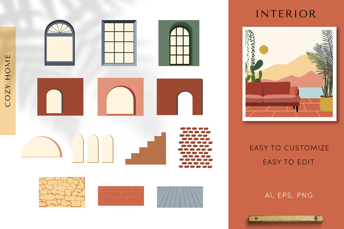 Cozy Home Creator, an Object Graphic by Polli Deeva (Photo 9 of 13)