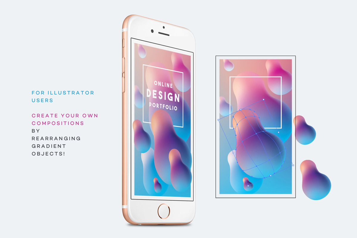 Vibrant Instagram Posts and Stories, a Texture Graphic by Polar Vectors (Photo 3 of 14)