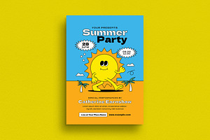 Summer Party Event Flyer