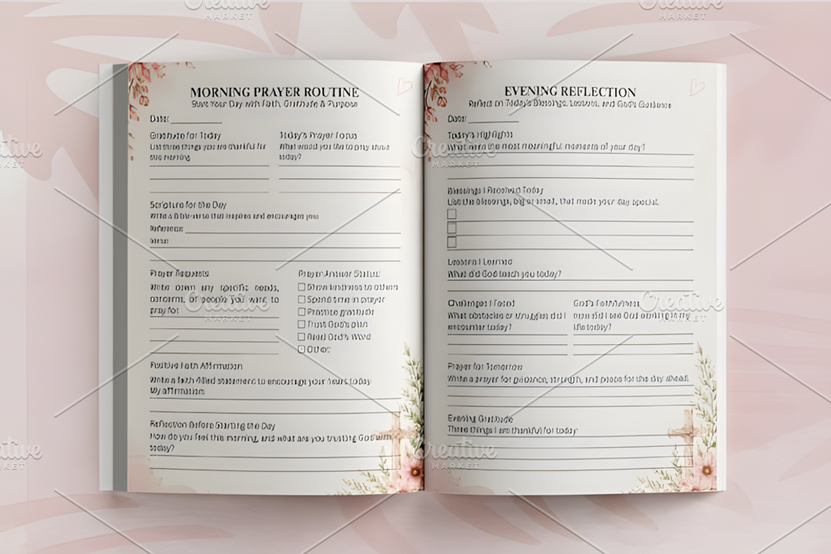 Prayer Journal for Women KDP Inte, a Marketing Template by Coco Bloom (Photo 4 of 4)