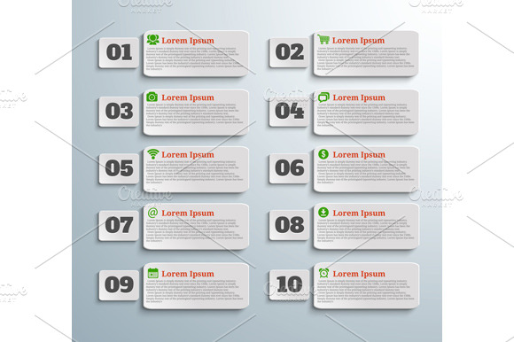 Infographic banners preview 6