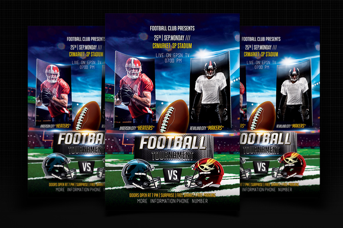 Sports Flyer Bundle, a Flyer Template by Basez Flyers (Photo 10 of 11)