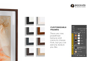 Triptych Photo Frame Mockup – R3x1, a Merchandise Mockup by Mockups by Carlos Viloria (Thumbnail 3 of 7)