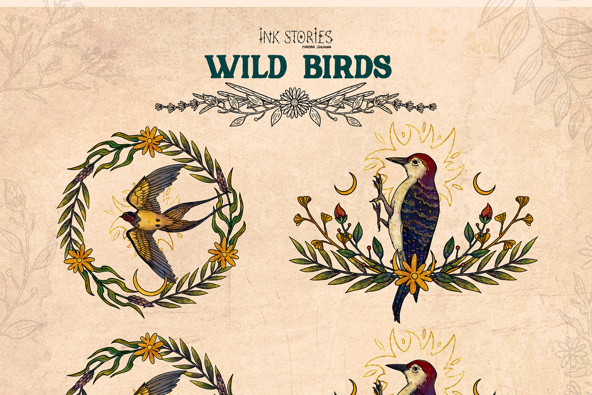 Wild Birds, an Animal Illustration by Ink Stories (Photo 14 of 20)