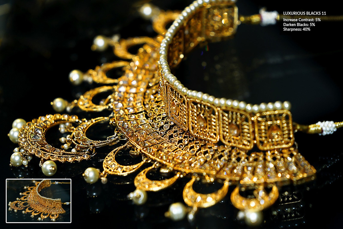 Luxurious Blacks Photoshop Action, an Action Add-On by Medialoot (Photo 8 of 8)