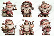 Watercolor Christmas Santa Clipart, an Illustration by Creative Art (Thumbnail 2 of 9)