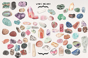 Crystals & Gems Watercolor 74 Set, an Illustration by Bloomella (Thumbnail 5 of 5)