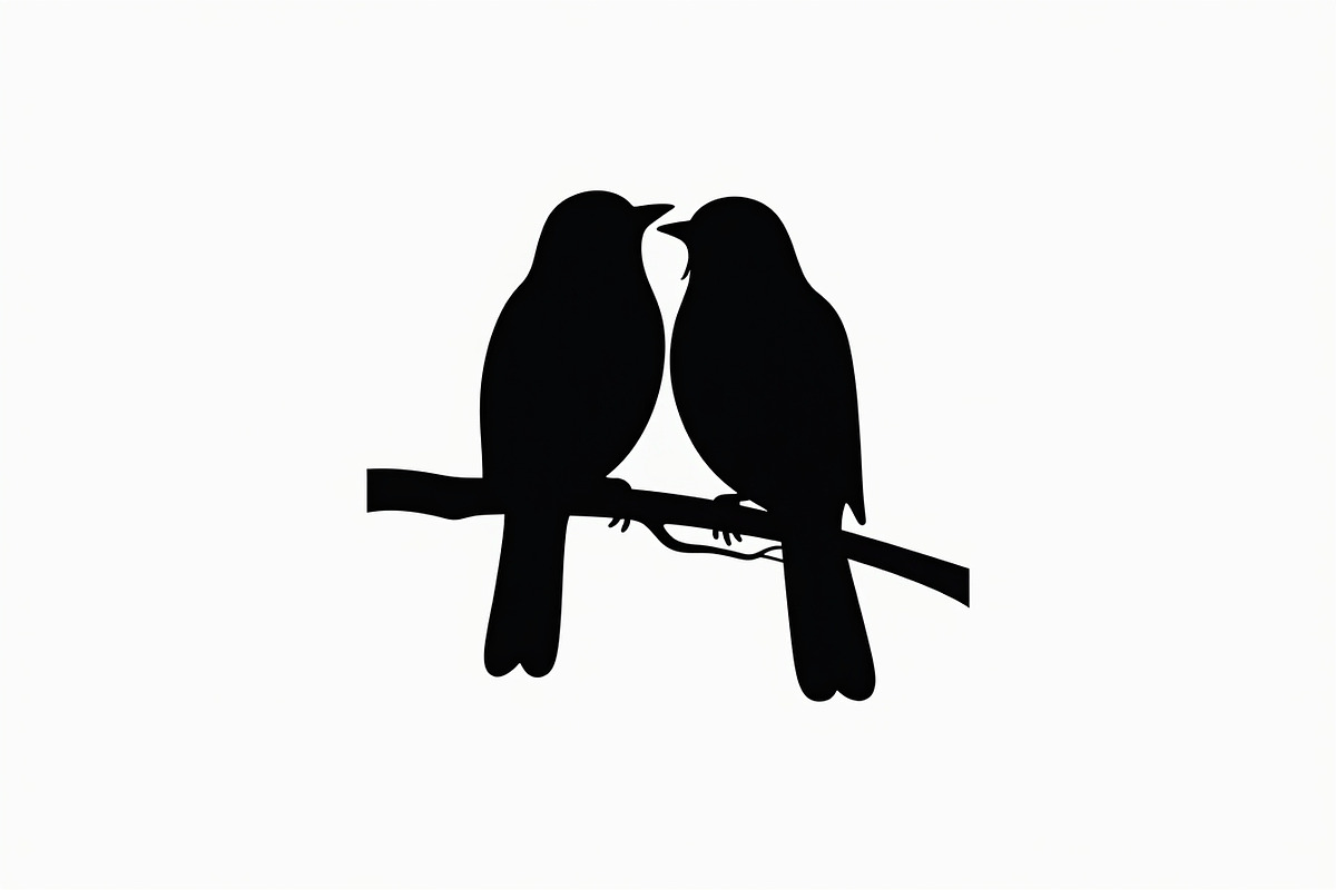 Bird Silhouette design bundle, an Illustration by Designs_River (Photo 6 of 13)