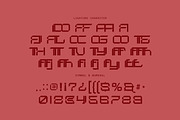 Biospe Ceiros - Futuristic Typeface, a Serif Font by Imoodev (Thumbnail 6 of 6)