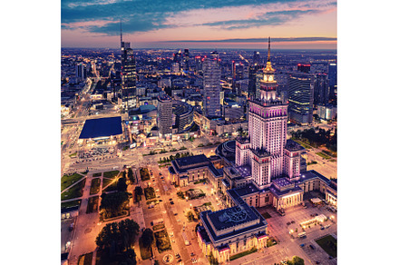 Palace of Science and Culture, an Architecture Photo by Nature and travel