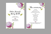 Wedding Fan Program Template, an Invitation Template by retrographix (Thumbnail 1 of 4)