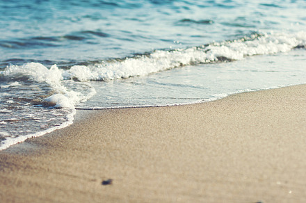 sea and sand.