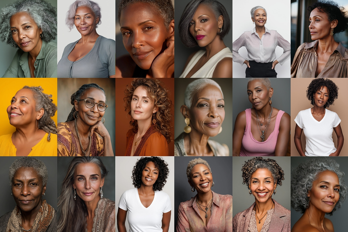 Ageless Beauty Mature Women Photos, a Person Photo by HipFonts (Photo 7 of 9)