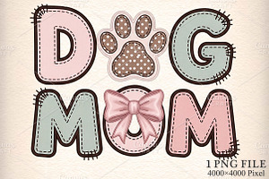 Dog Mom PNG Sublimation PNG, an Illustration by Canvas Craft
