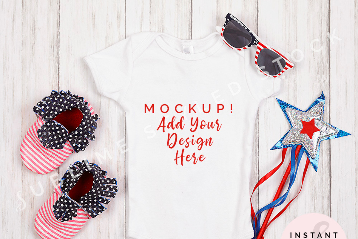 Onesie Mockup Bundle, Baby Bodysuit, an Apparel Mockup by SUBLIME Styled Stock (Photo 6 of 17)
