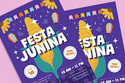 Festa Junina Holiday Flyer, a Flyer Template by Gumico Studio. (Thumbnail 3 of 3)
