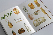 Spa Watercolor Clipart Collection, a Healthcare Illustration by foxsong (Thumbnail 3 of 9)
