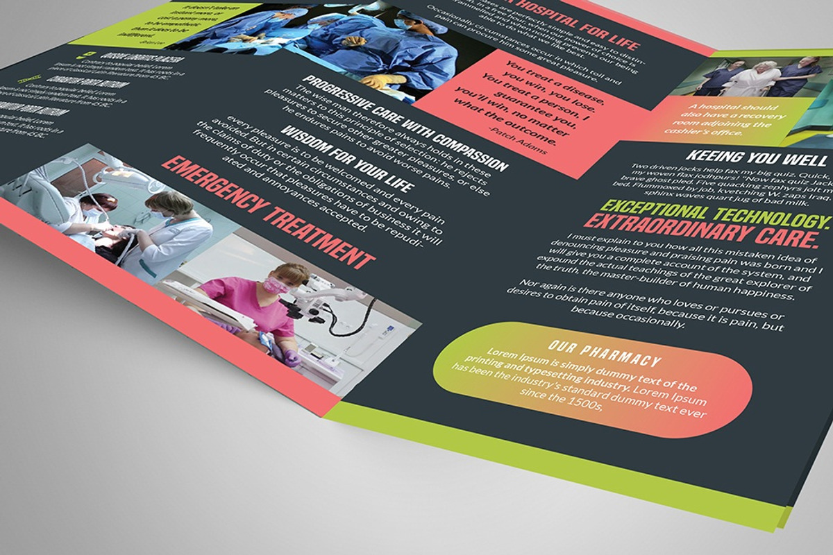 Simple Medical Tri-Fold Brochure, a Brochure Template by MRI STUDIO (Photo 8 of 8)