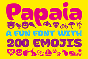 Papaia, a Font by Buena Letra (Thumbnail 1 of 10)