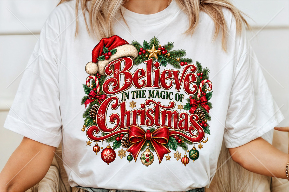 Believe in the Magic of Christmas, a Seasonal Illustration by Canvas Craft (Photo 3 of 6)
