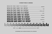 Novalion - Condensed Variable Font, a Sans Serif Font by Letterhend Studio (Thumbnail 8 of 11)