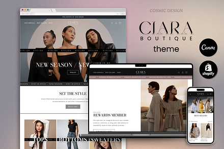 Ciara Shopify Boutique Theme Website