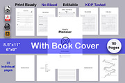 Yearly planner KDP Interior & Cover, a Templates & Theme by Hitubrand (Thumbnail 1 of 5)