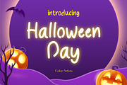 Halloween Day Font, a Handwritten Font by MyFontsShop (Thumbnail 1 of 5)