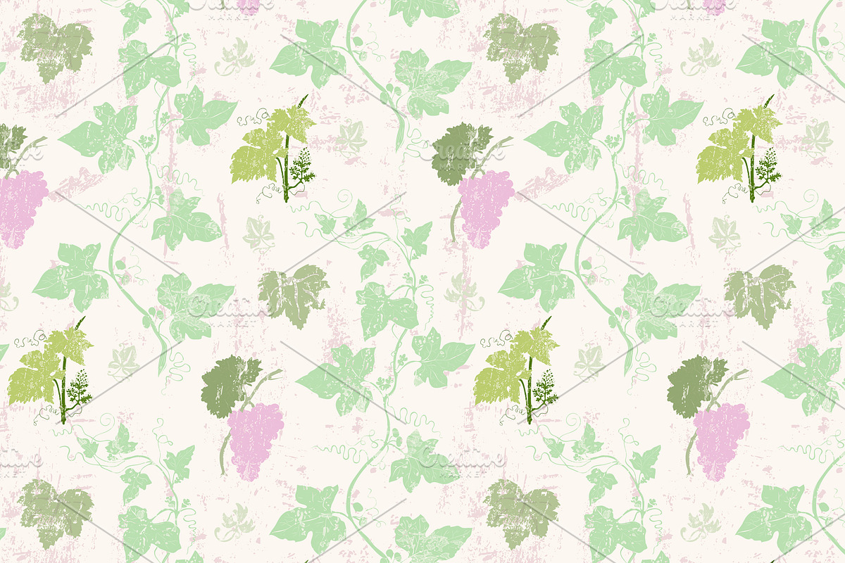 10 Grapevine seamless patterns, a Pattern Graphic by YvY (Photo 4 of 12)