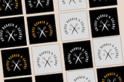 Premium Barber and Salon Brand Logo, a Branding & Logo Template by Mishek Munene (Thumbnail 4 of 9)