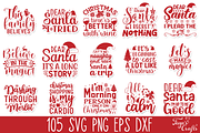 Huge Christmas Quotes Bundle, an Illustration by Anastasia Feya (Thumbnail 2 of 10)