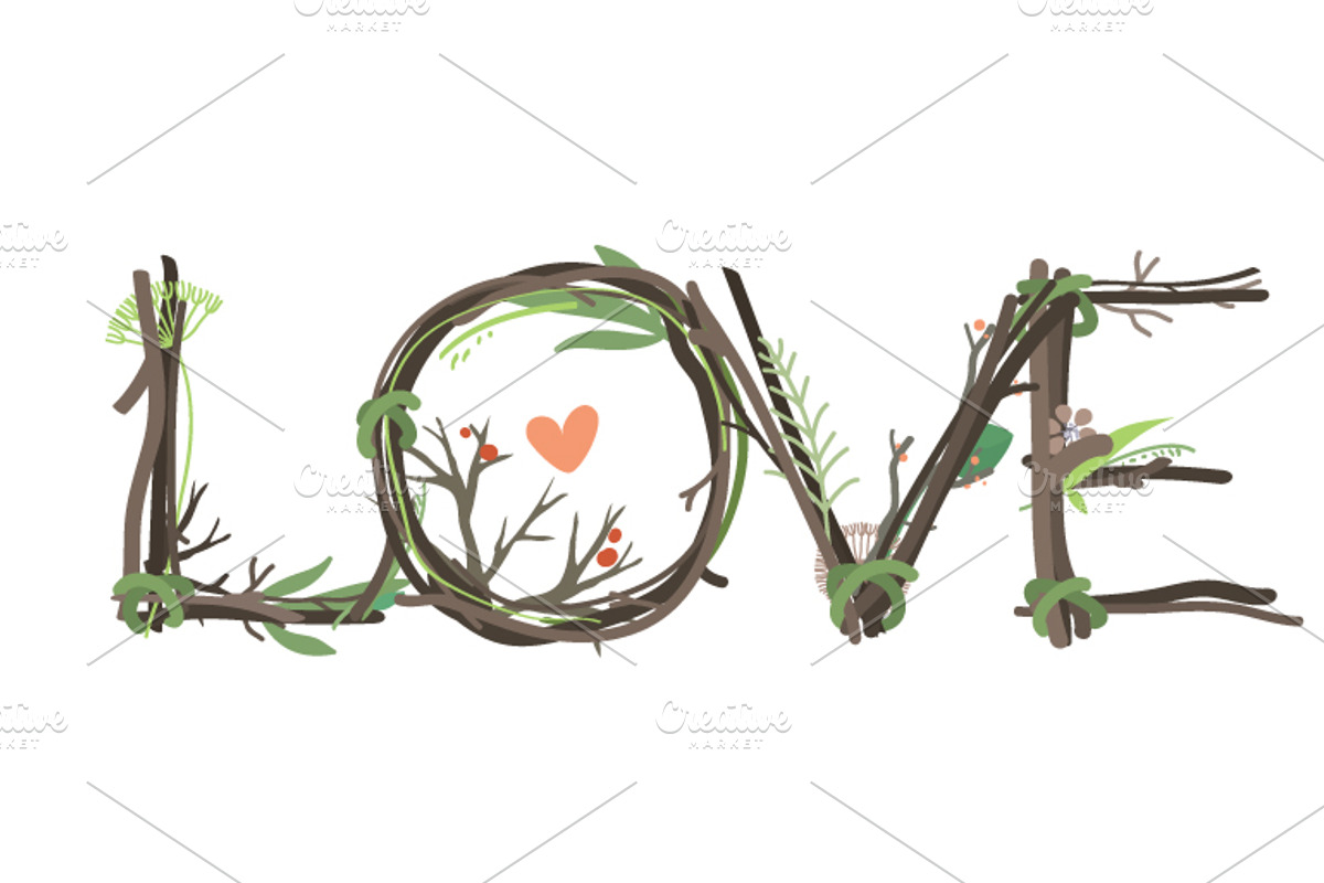 Spring Lettering, a Decorative Illustration by Cheeba Ribba Designs (Photo 2 of 3)